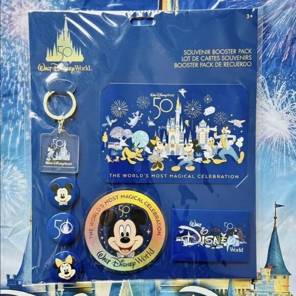 WDW 50th Anniversary Pin Set - Picture 1 of 1